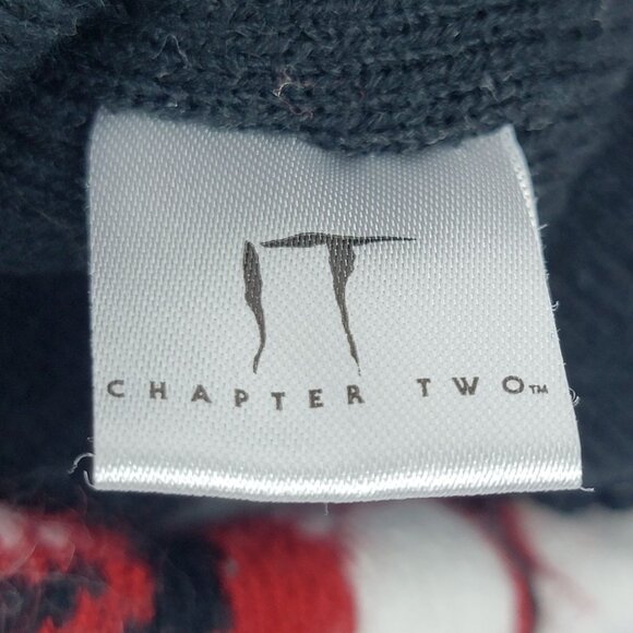 Stephen King Movie IT 2 Beanie Knit Hat Flip Down Mask Ski Cap Pennywise - Picture 5 of 6